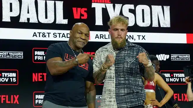 Jake Paul vs Mike Tyson élő közvetítés, oddsok, fogadási tippek és időpont