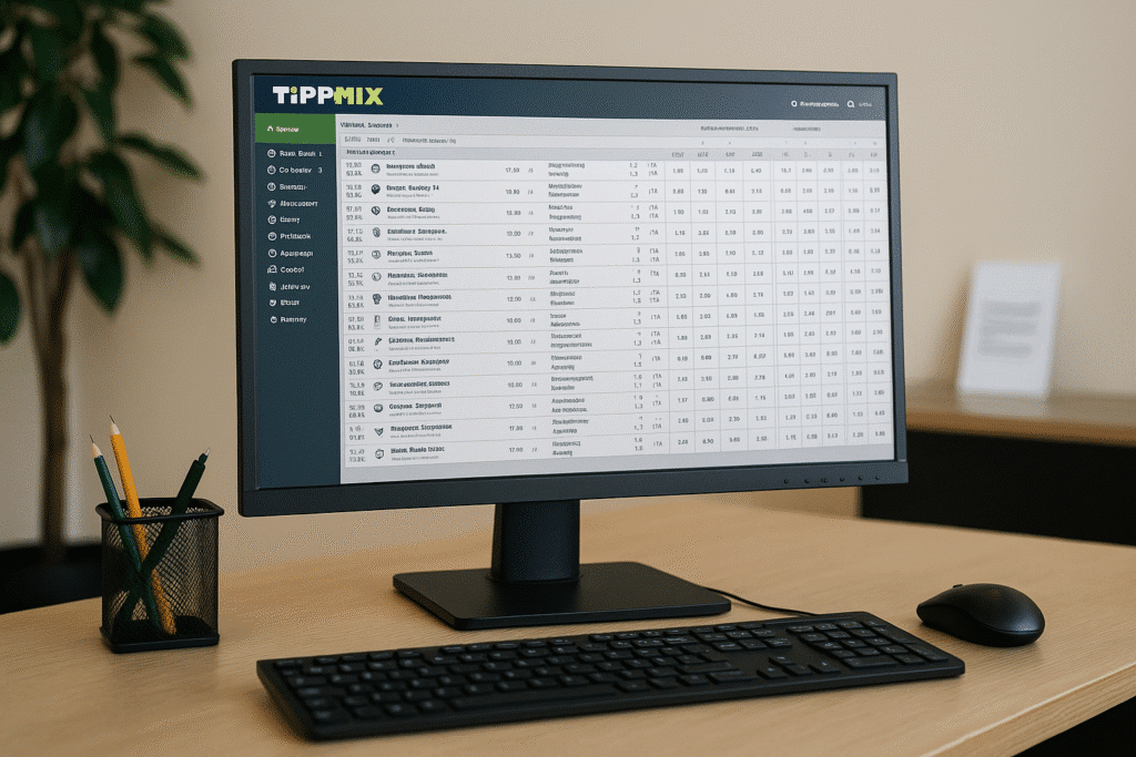 Tippmix teljes ajánlat megtekintése, mai tippmix események