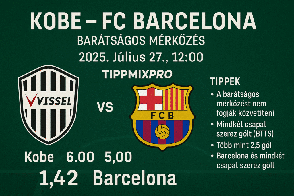 hol nézhető vissel kobe vs fc barcelona közvetítés