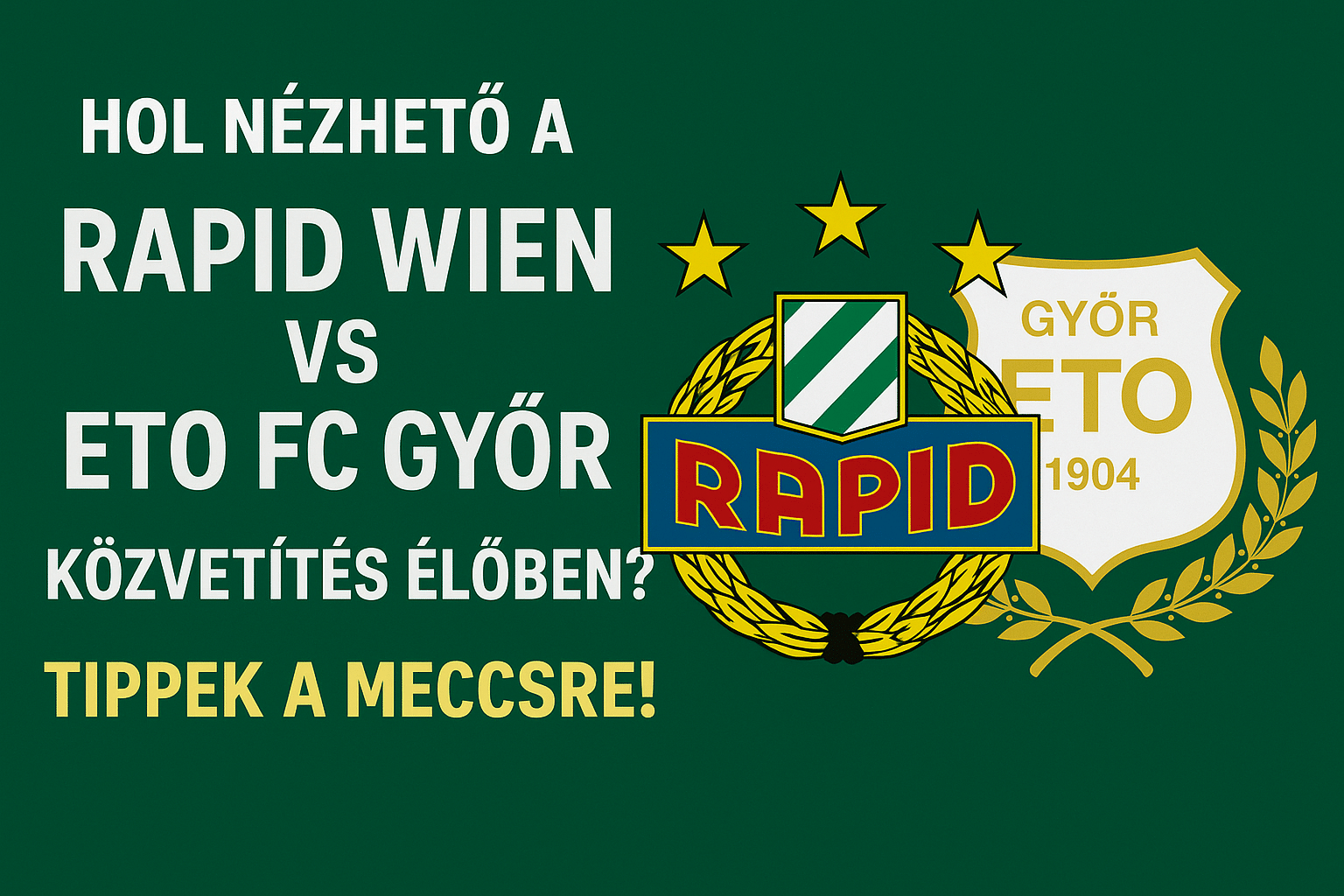 hol nézhető rapid wien vs eto fc győr közvetítés élő tv online