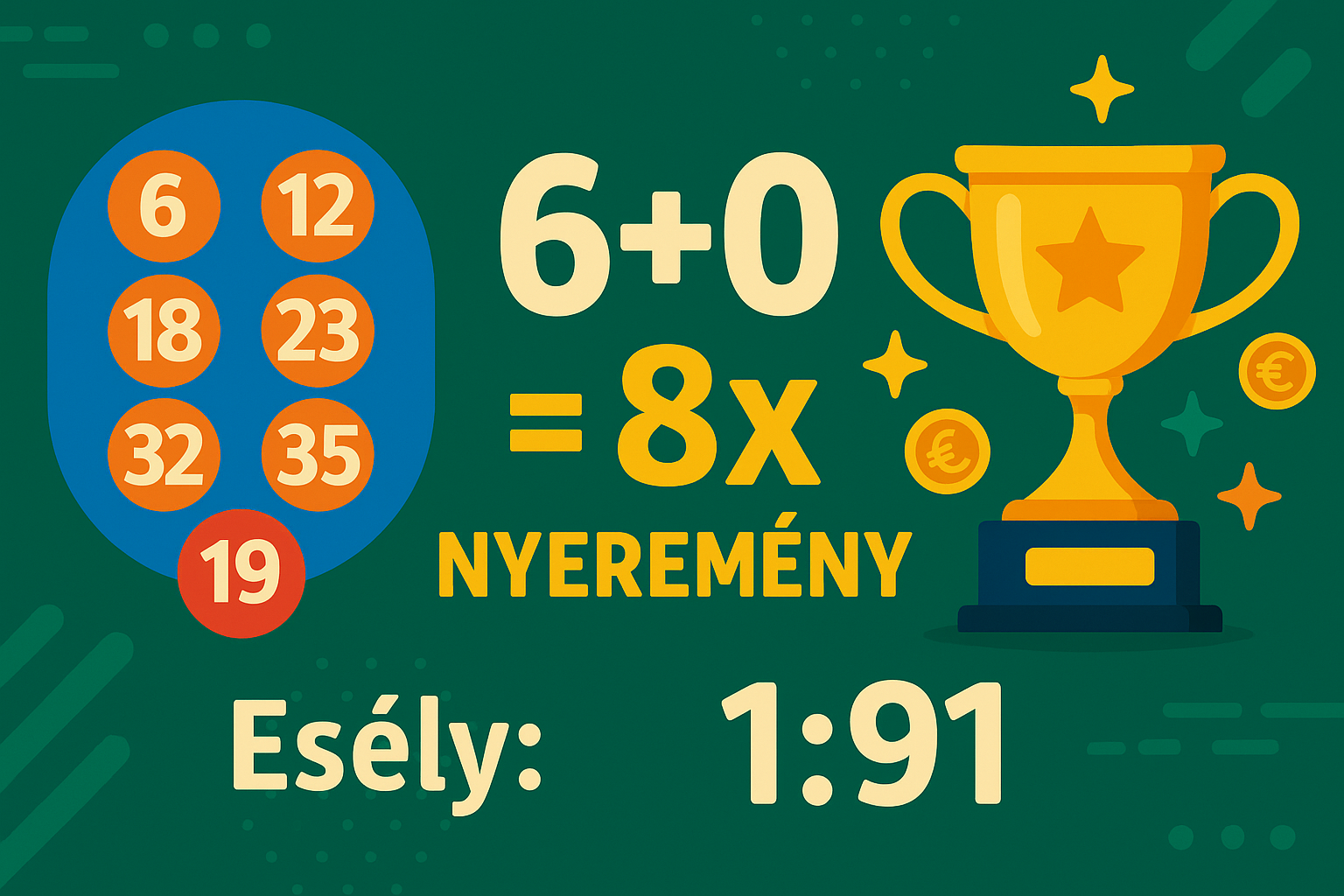 puttó 6+0 mennyit fizet