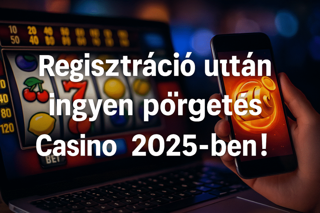 regisztráció után ingyen pörgetés casino oldalakon