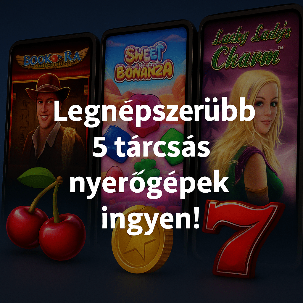 5 tárcsás nyerőgépek ingyen online