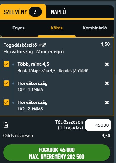 horvátország - montenegró