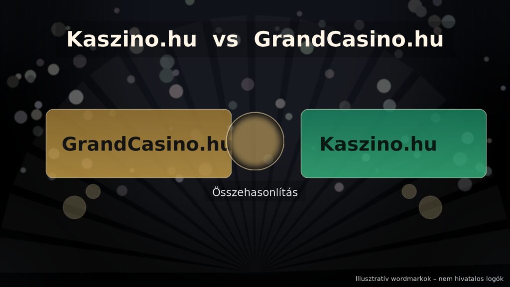 kaszino.hu vs grandcasino.hu vélemények, összehasonlítás