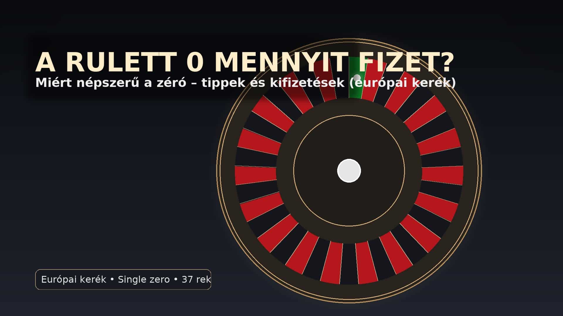 A Rulett 0 mennyit fizet? Miért olyan népszerű a játékosok körében?