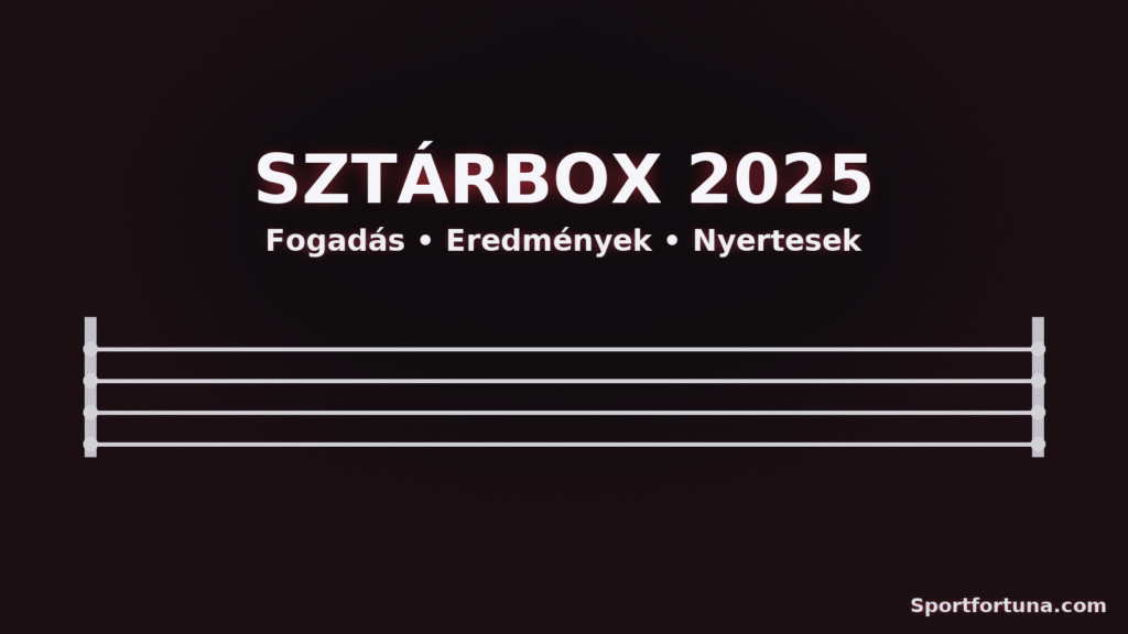 sztárbox fogadás, eredmények, nyertesek