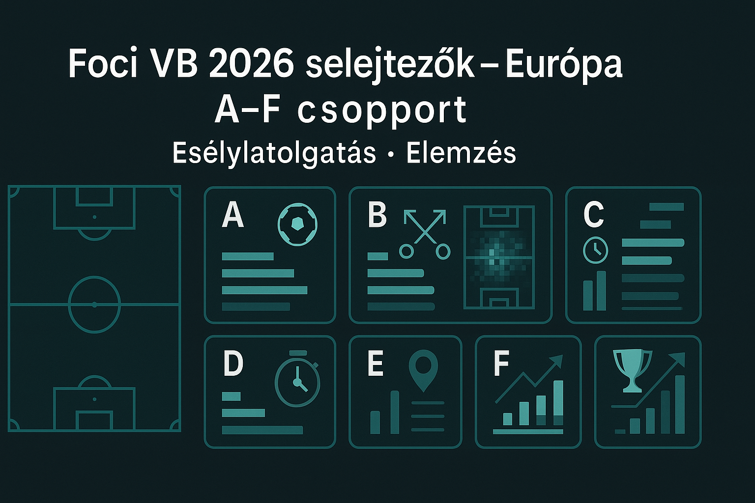 foci vb 2026 selejtezők európa a - f csoport esélyek