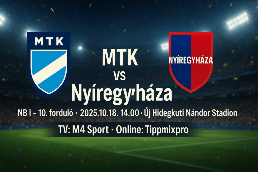 hol nézhető mtk vs nyíregyháza