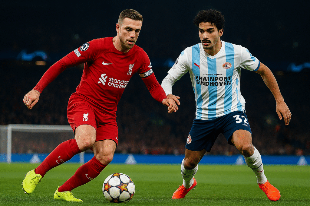 liverpool fc vs psv eindhoven
