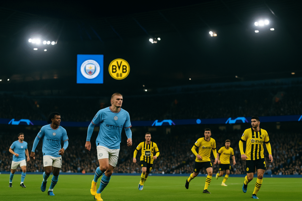 manchester city vs borussia dortmund