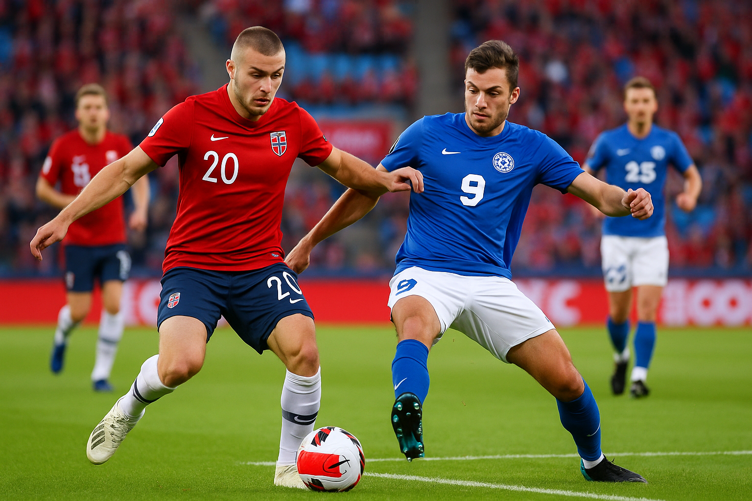 norvégia vs észtország