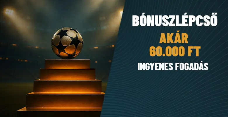 TippmixPRO bónuszlépcső és ingyenes fogadások