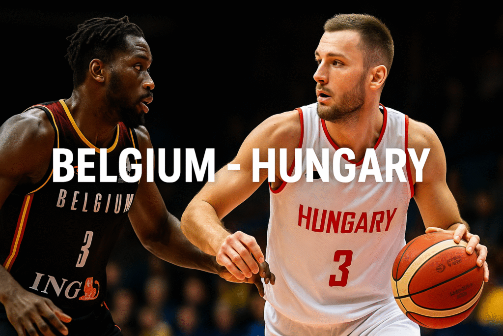 kosárlabda vb selejtező 2025 belgium - magyarország