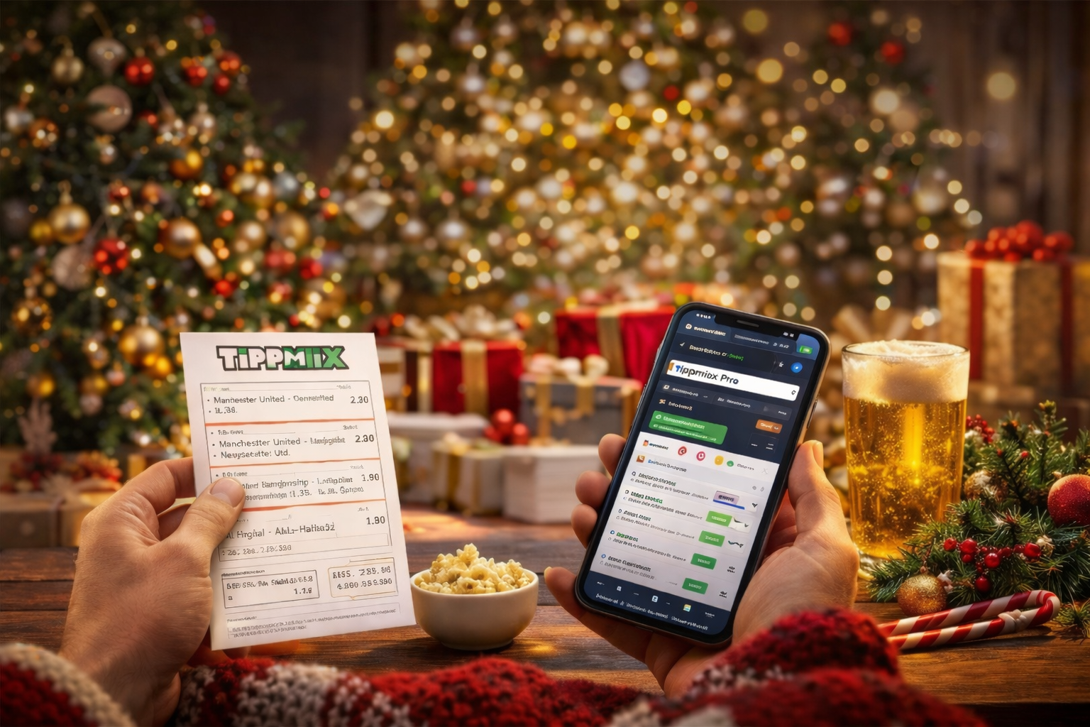 Tippmix fogadási felület karácsonyi időszakban