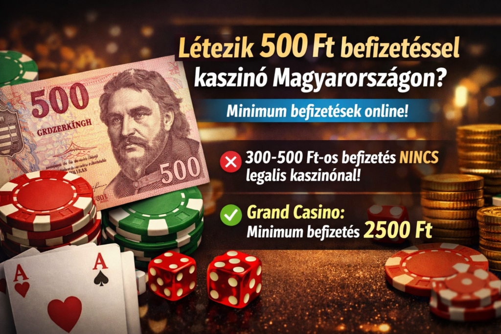 Kaszinó minimum befizetés