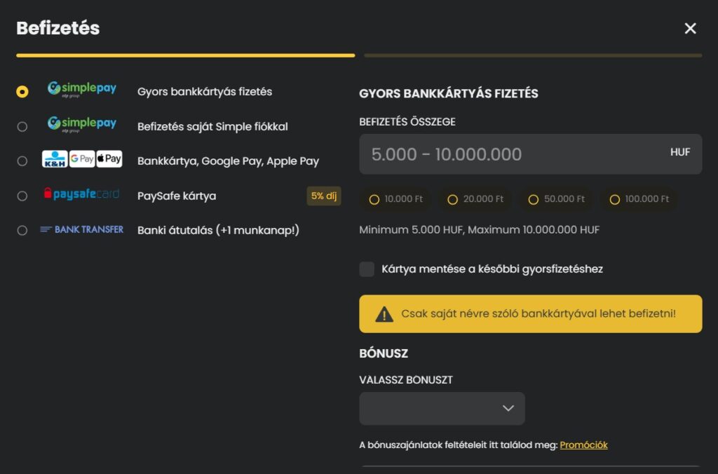 Vegas.hu kaszinó játékok